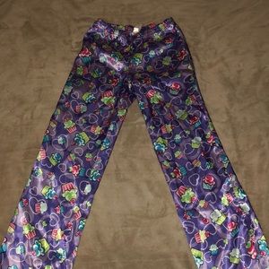 Silk pajama pants